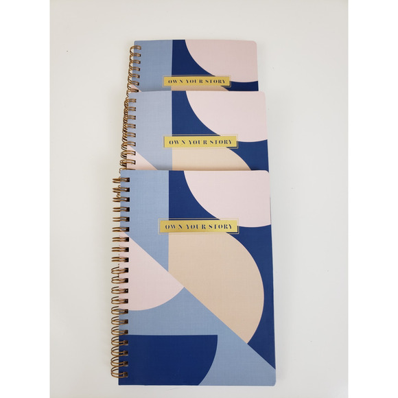 Journal Spiral Notebook Lined 5"x7" 80 Sheets College Ruled Tear Out Pages Lot 3 - Picture 2 of 7